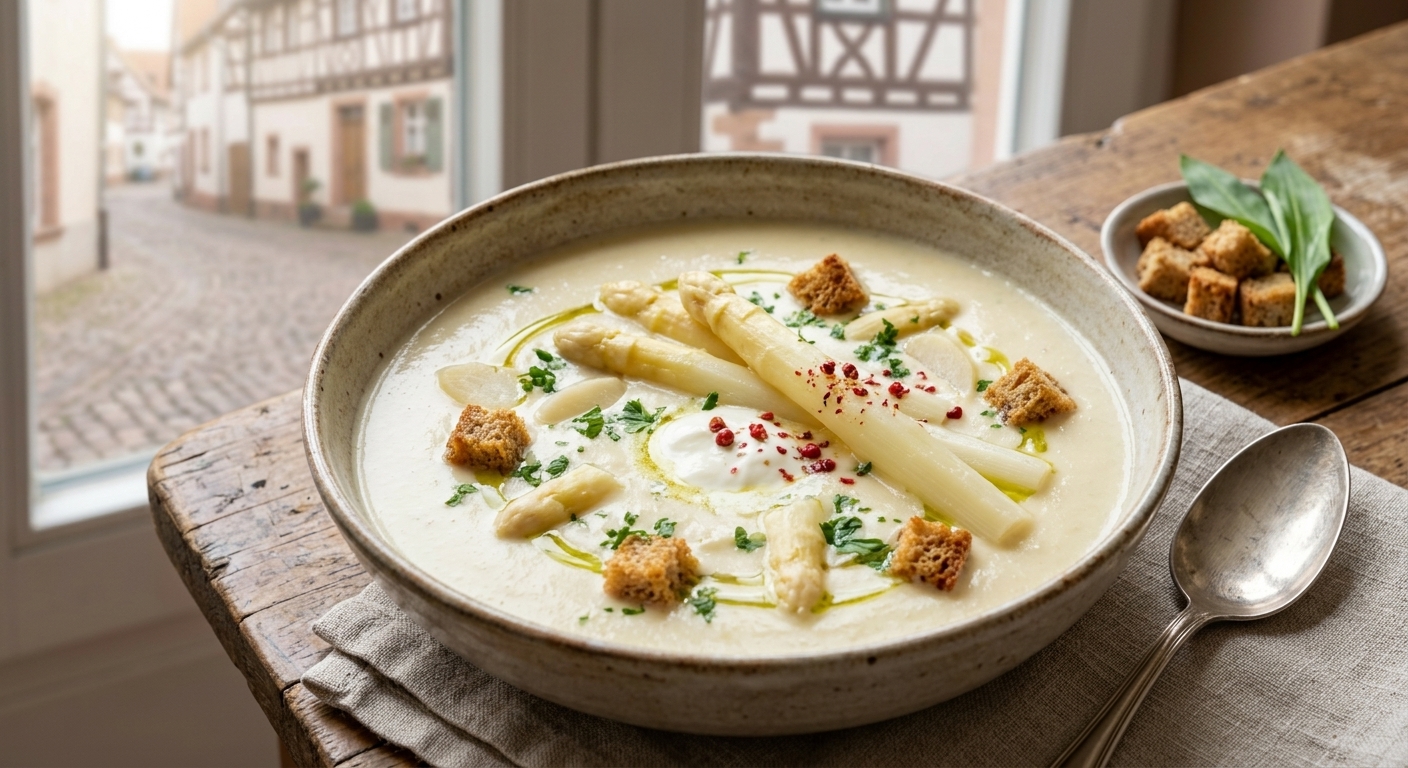 Spargelcremesuppe